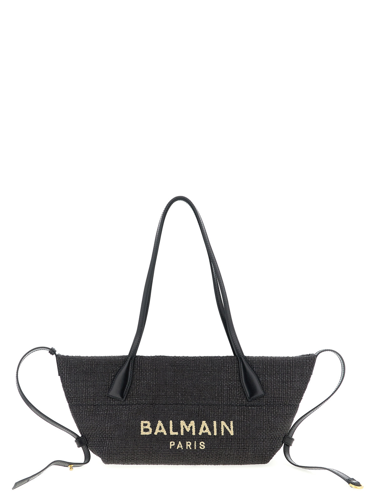 Balmain Black Polyamide Tote Women's Bag