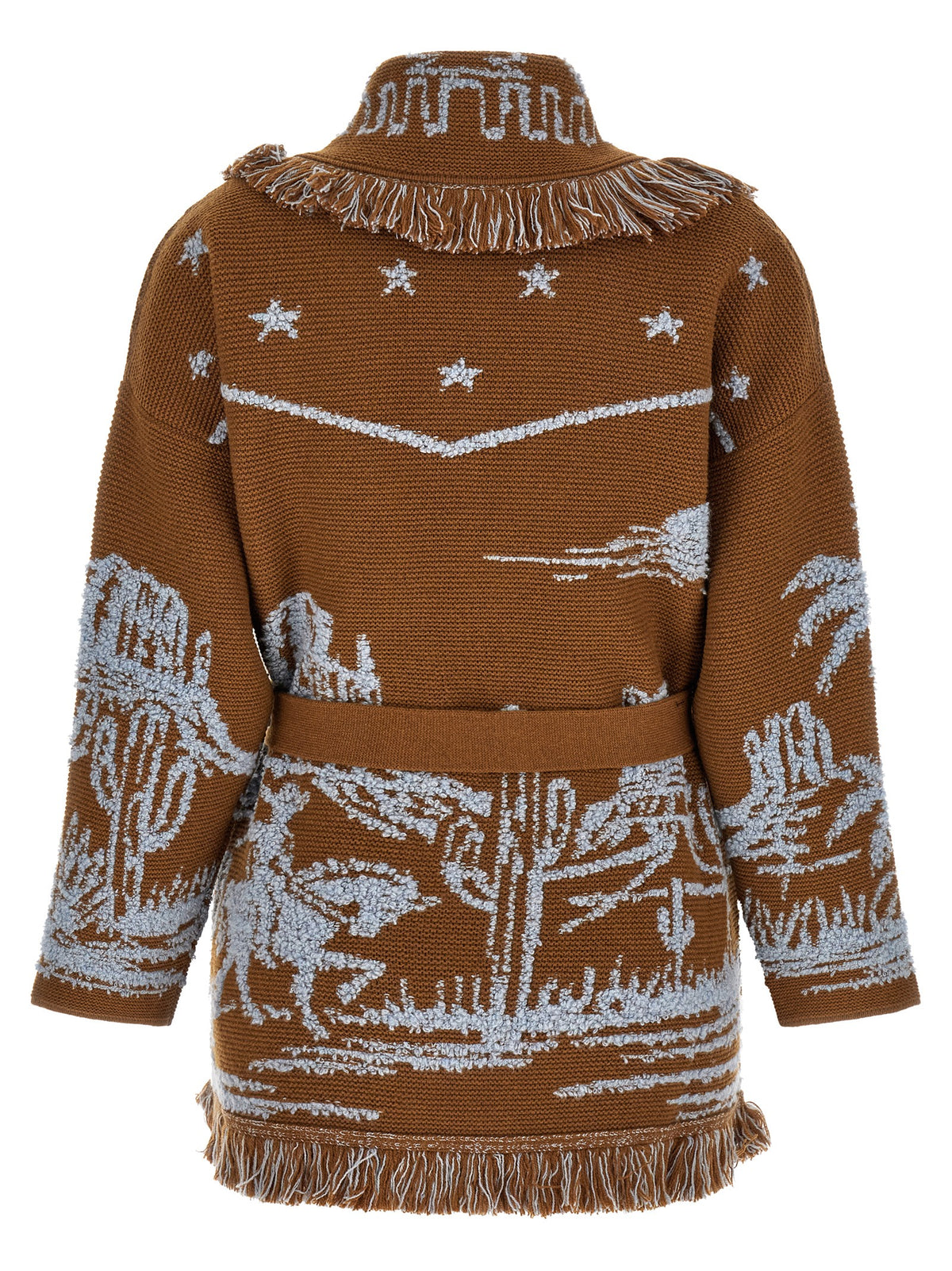 Alanui Brown Cashmere Women's Cardigan