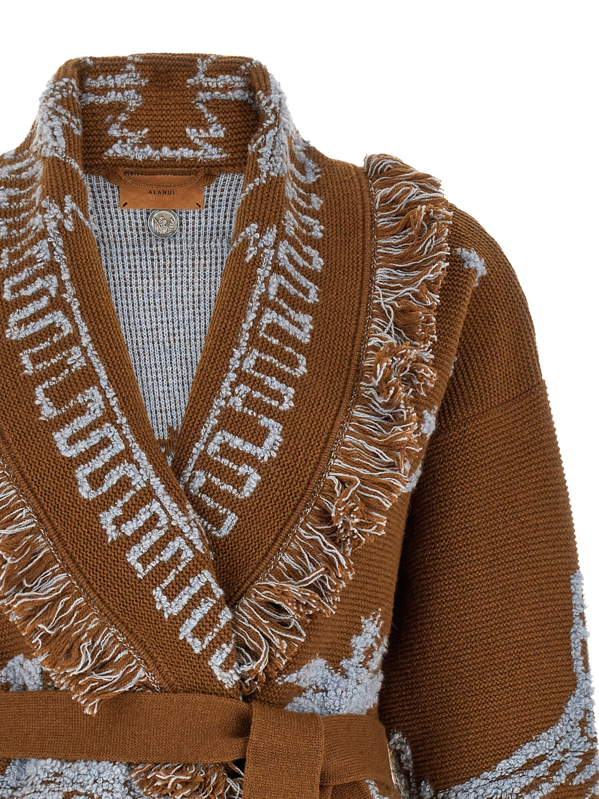 Alanui Brown Cashmere Women's Cardigan
