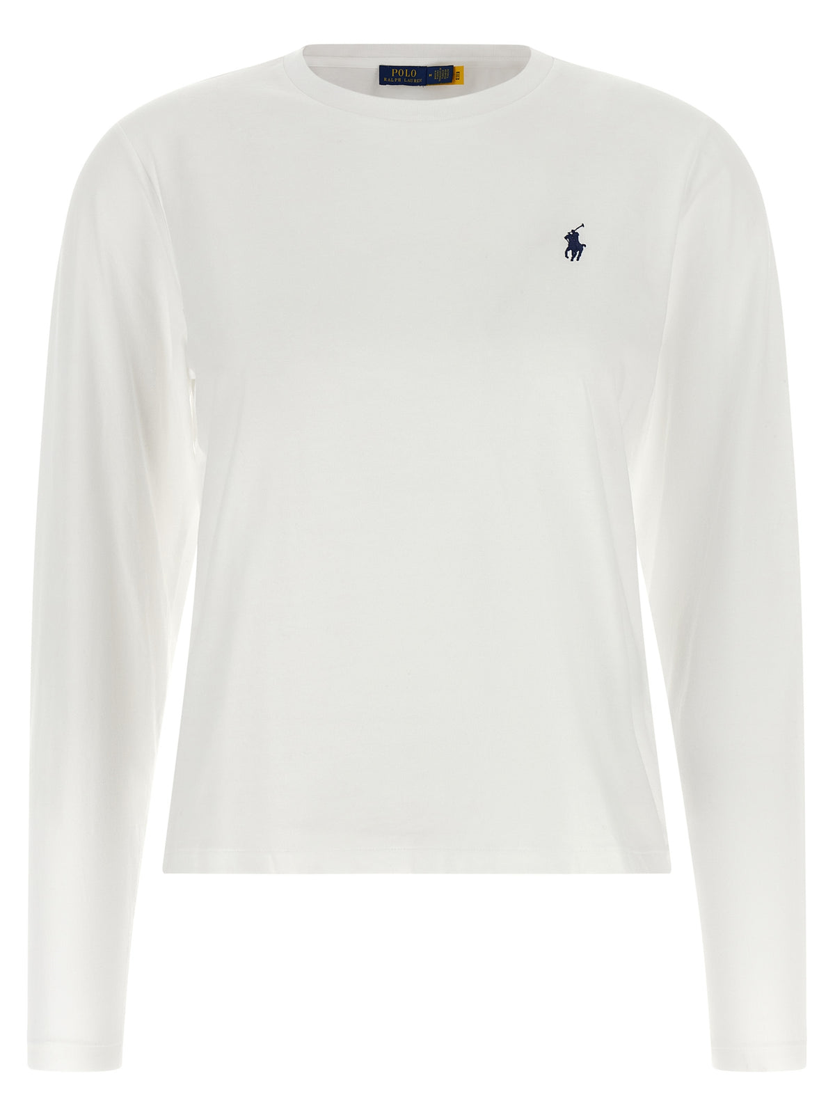 Polo Ralph Lauren White Cotton Long Sleeve Women's T-Shirt