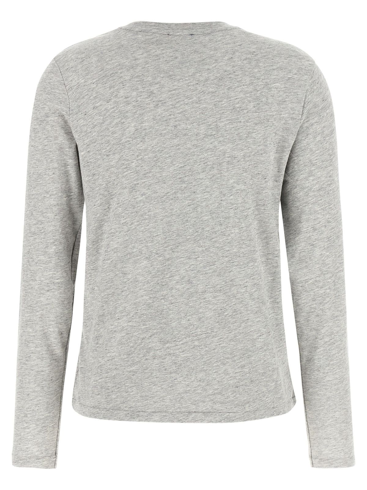 Polo Ralph Lauren Gray Cotton Long Sleeve Women's T-Shirt