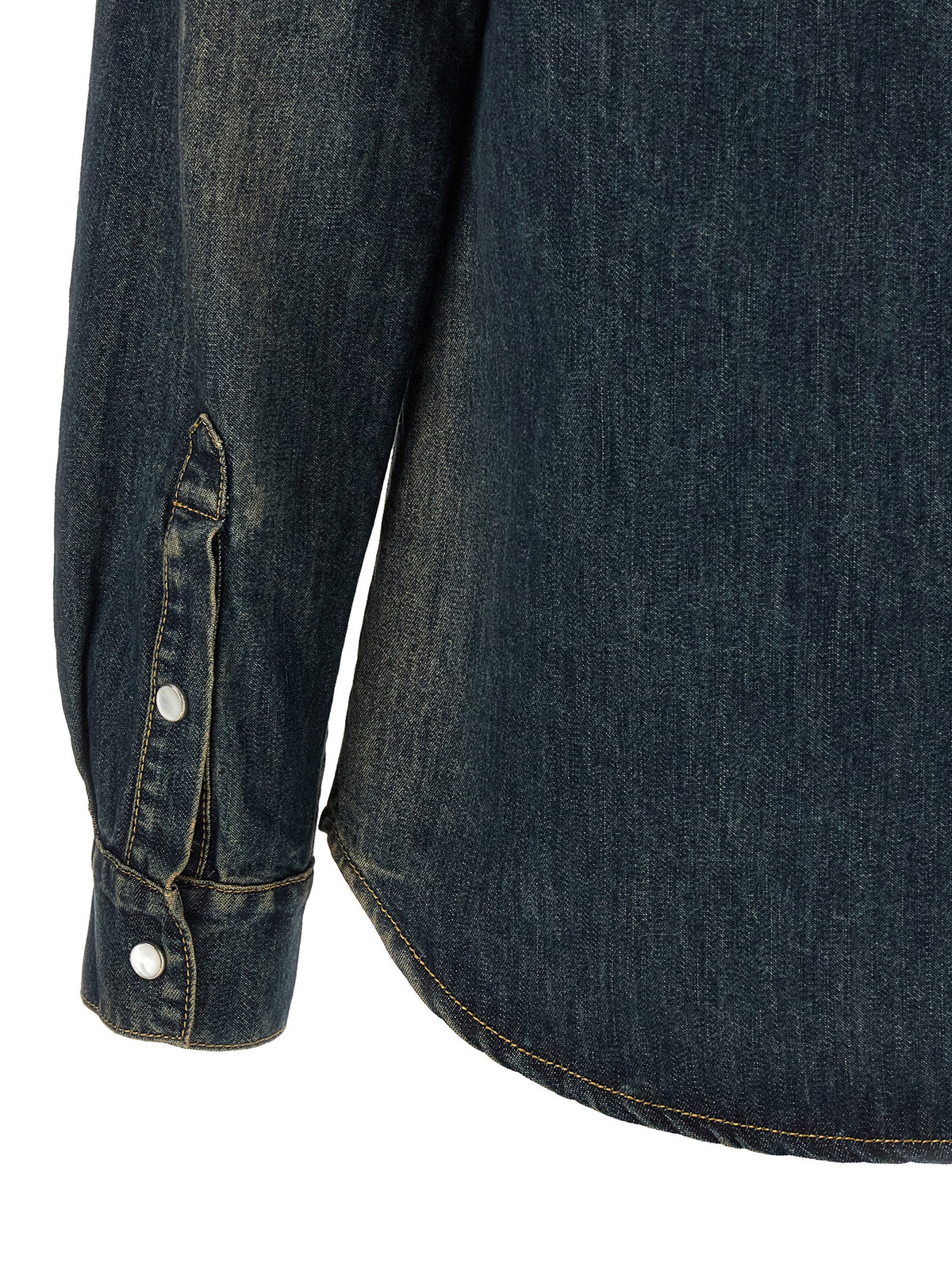Fendi Blue Cotton Women's Blouse