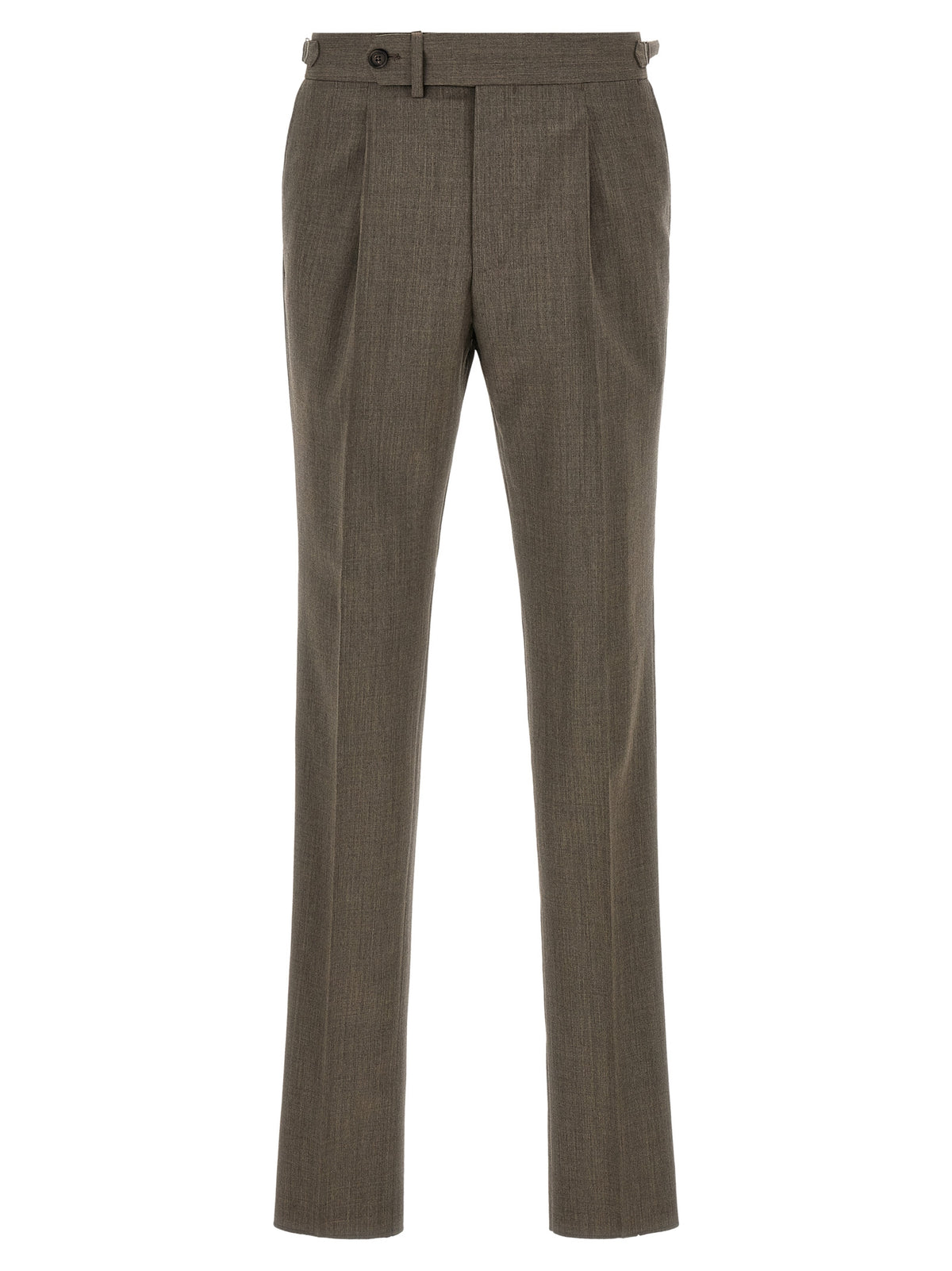 Pal Zileri Brown Wool Dress Men's Pants