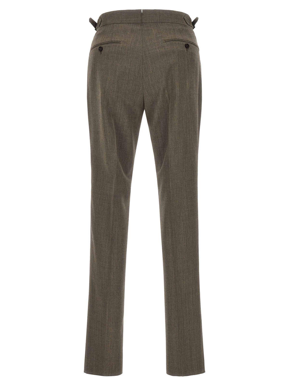 Pal Zileri Brown Wool Dress Men's Pants