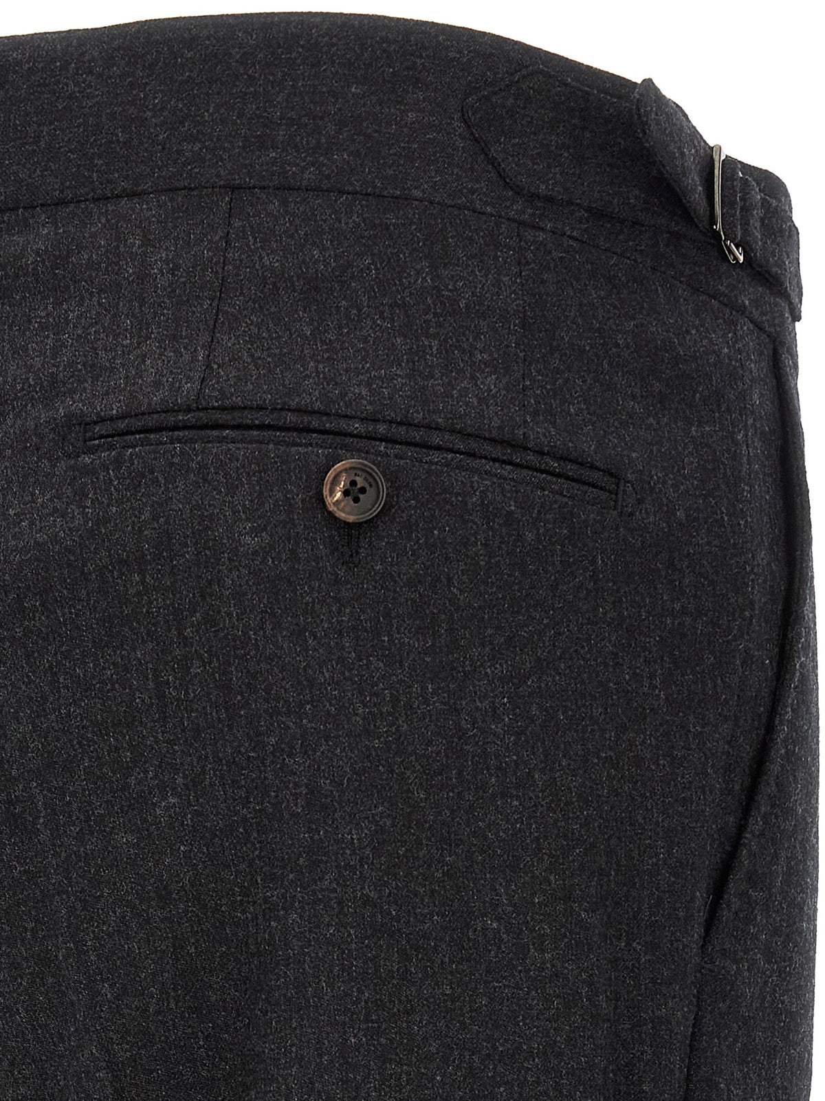 Pal Zileri Gray Wool Dress Men's Pants