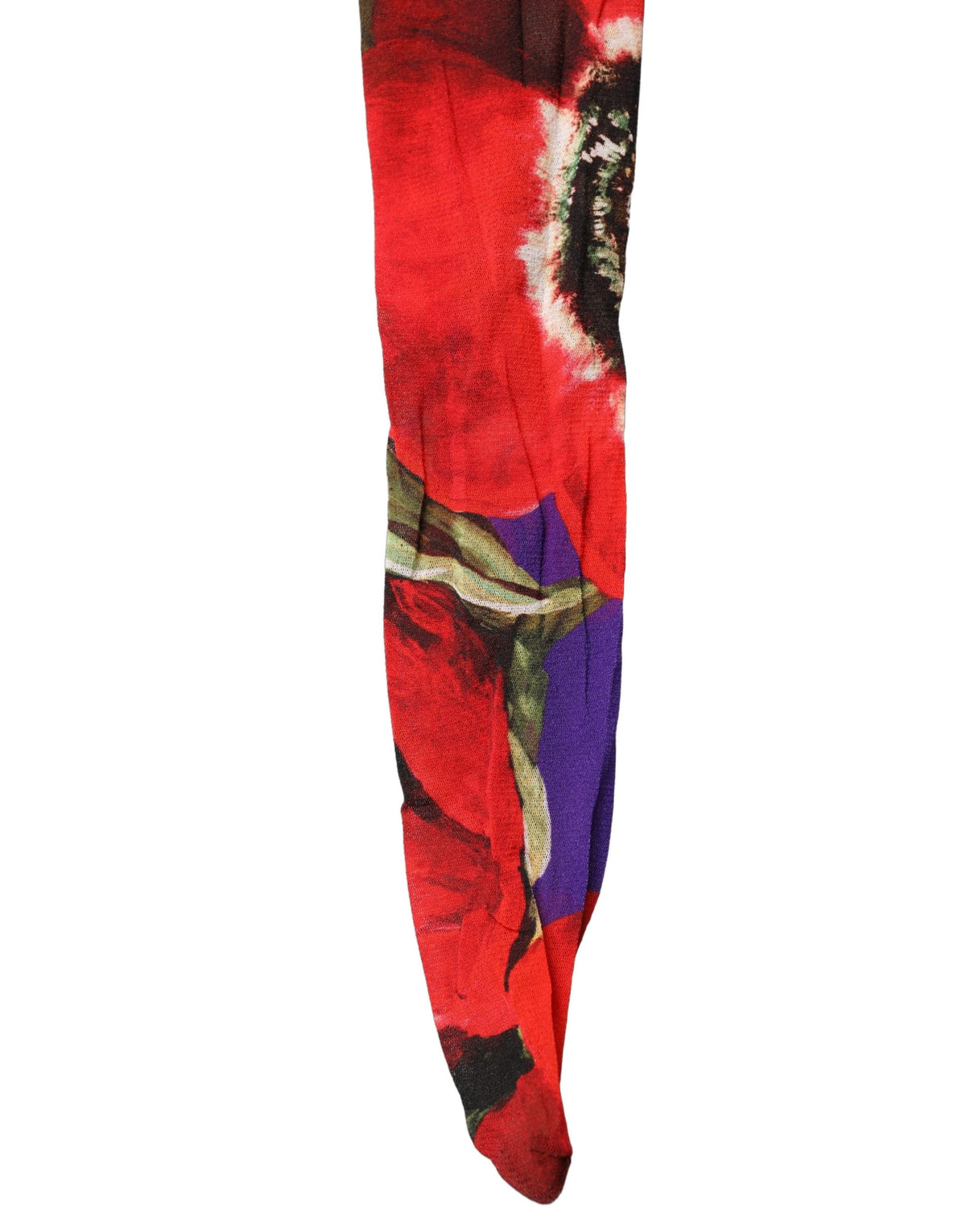 Dolce & Gabbana Multicolor Floral Nylon Tights Stockings Women's Socks
