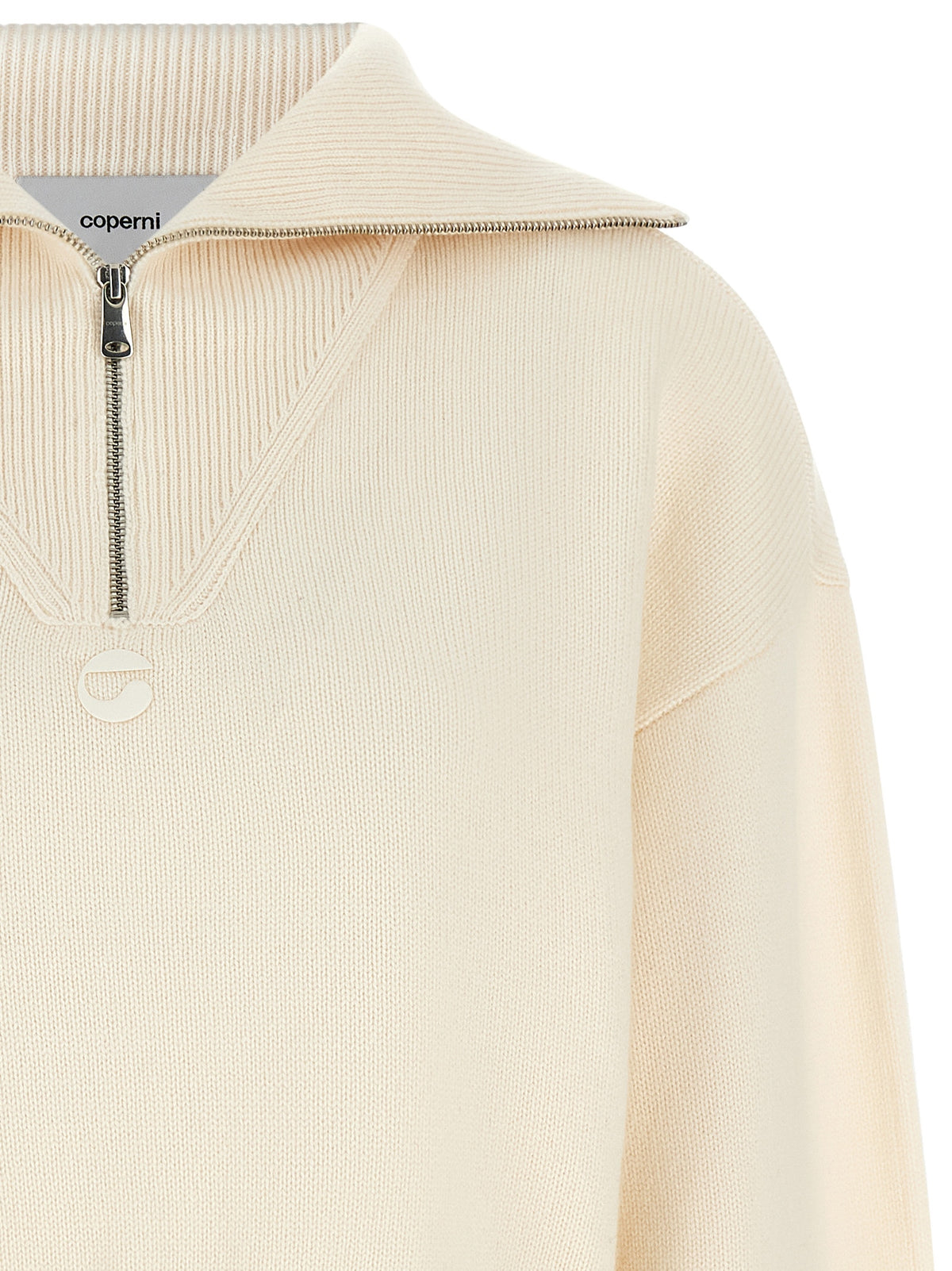 Coperni White Cashmere Women's Cardigan