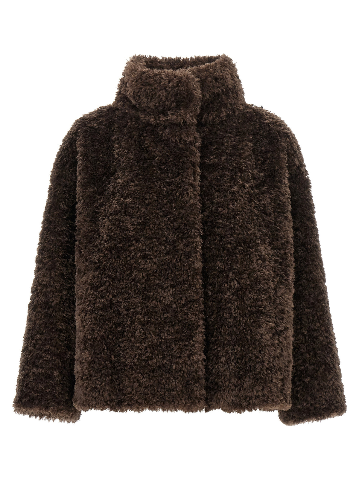 Herno Brown Polyester Full-Length Women's Jacket