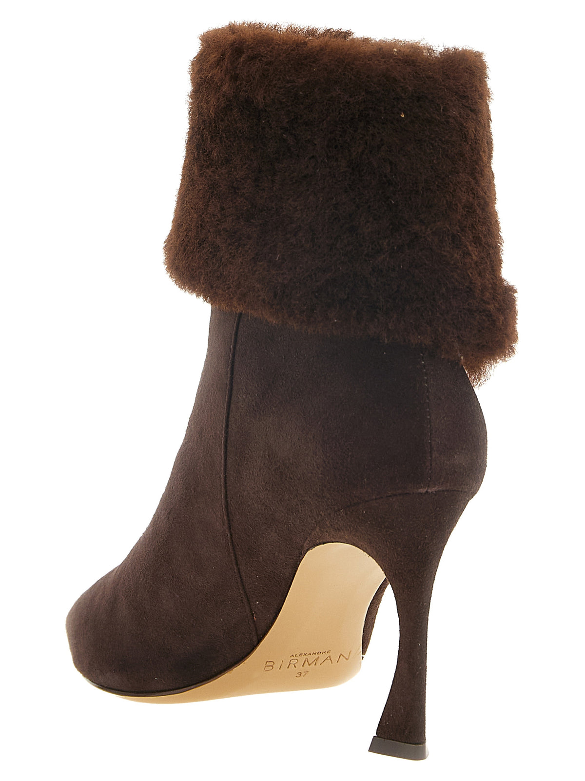Alexandre Birman Brown Calfskin Ankle Women's Boots