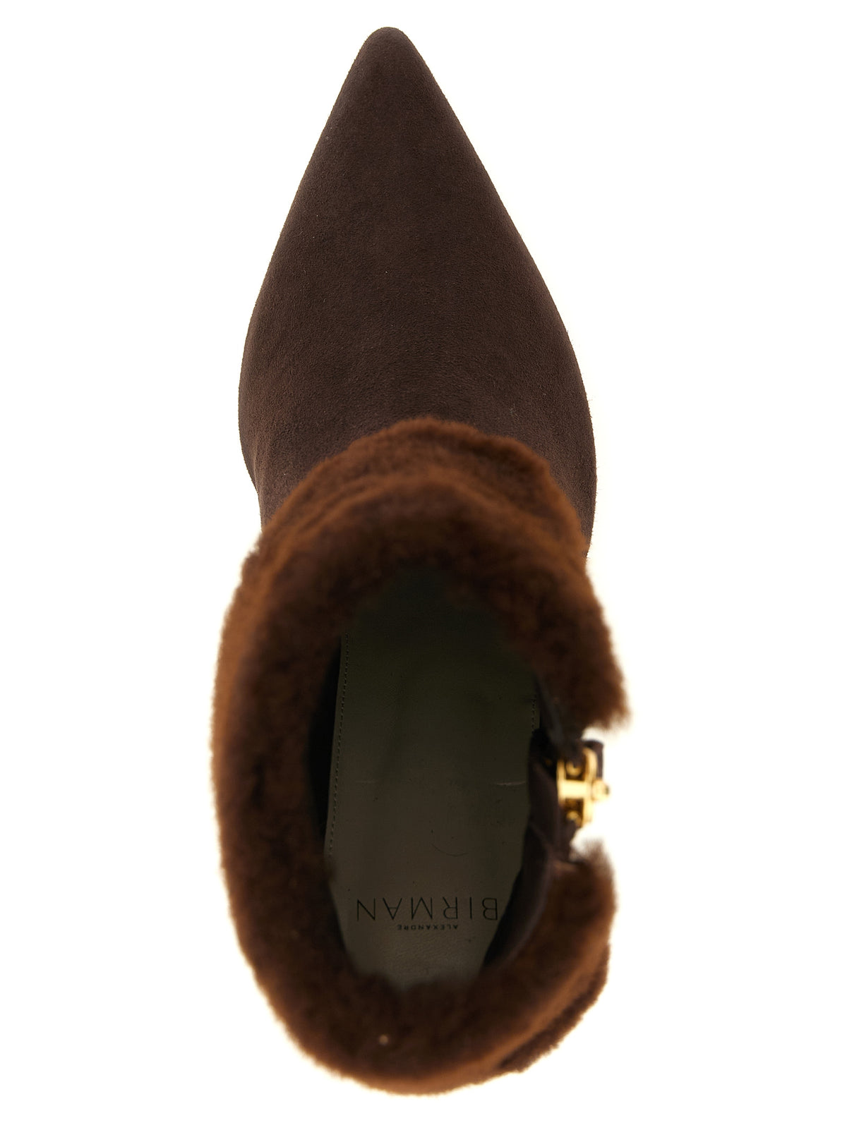 Alexandre Birman Brown Calfskin Ankle Women's Boots