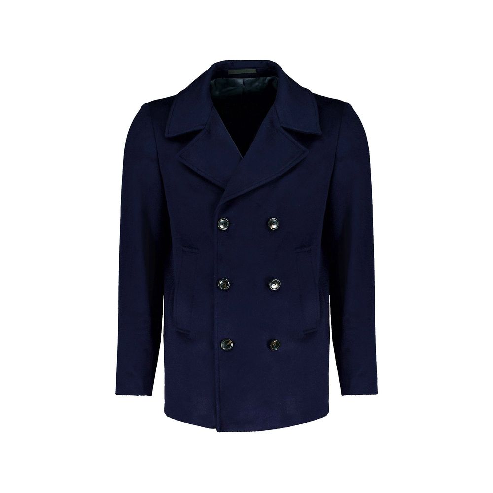 Autore Blue Wool Men's Coat