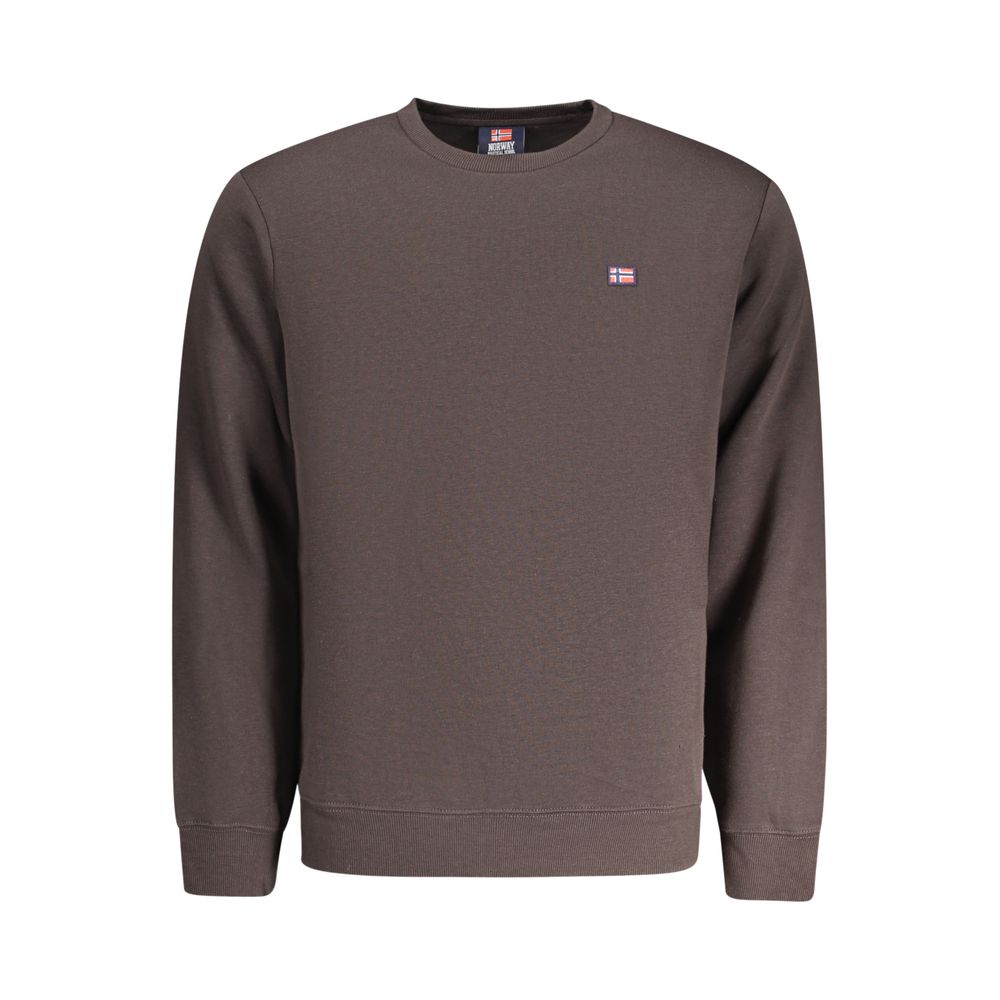 Norway 1963 Brown Cotton Men's Men's Sweatshirt