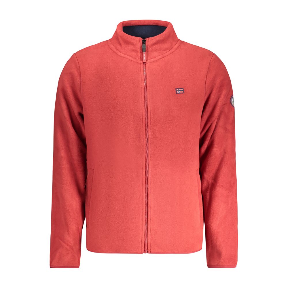 Norway 1963 Rosso Poliestere Uomo Men's Felpa