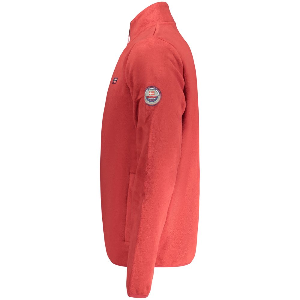 Norway 1963 Rosso Poliestere Uomo Men's Felpa