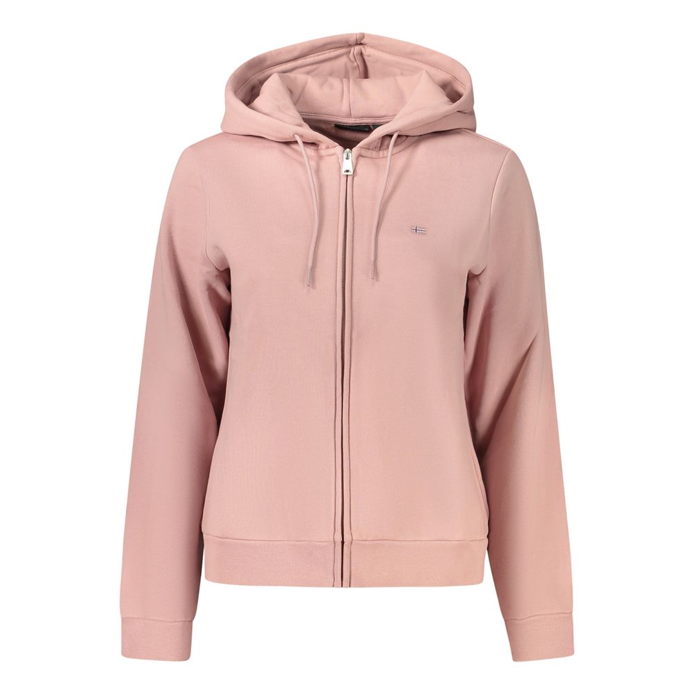 Napapijri Pink Cotton Women's Sweatshirt