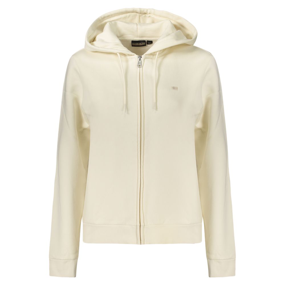 Napapijri White Cotton Women's Sweatshirt