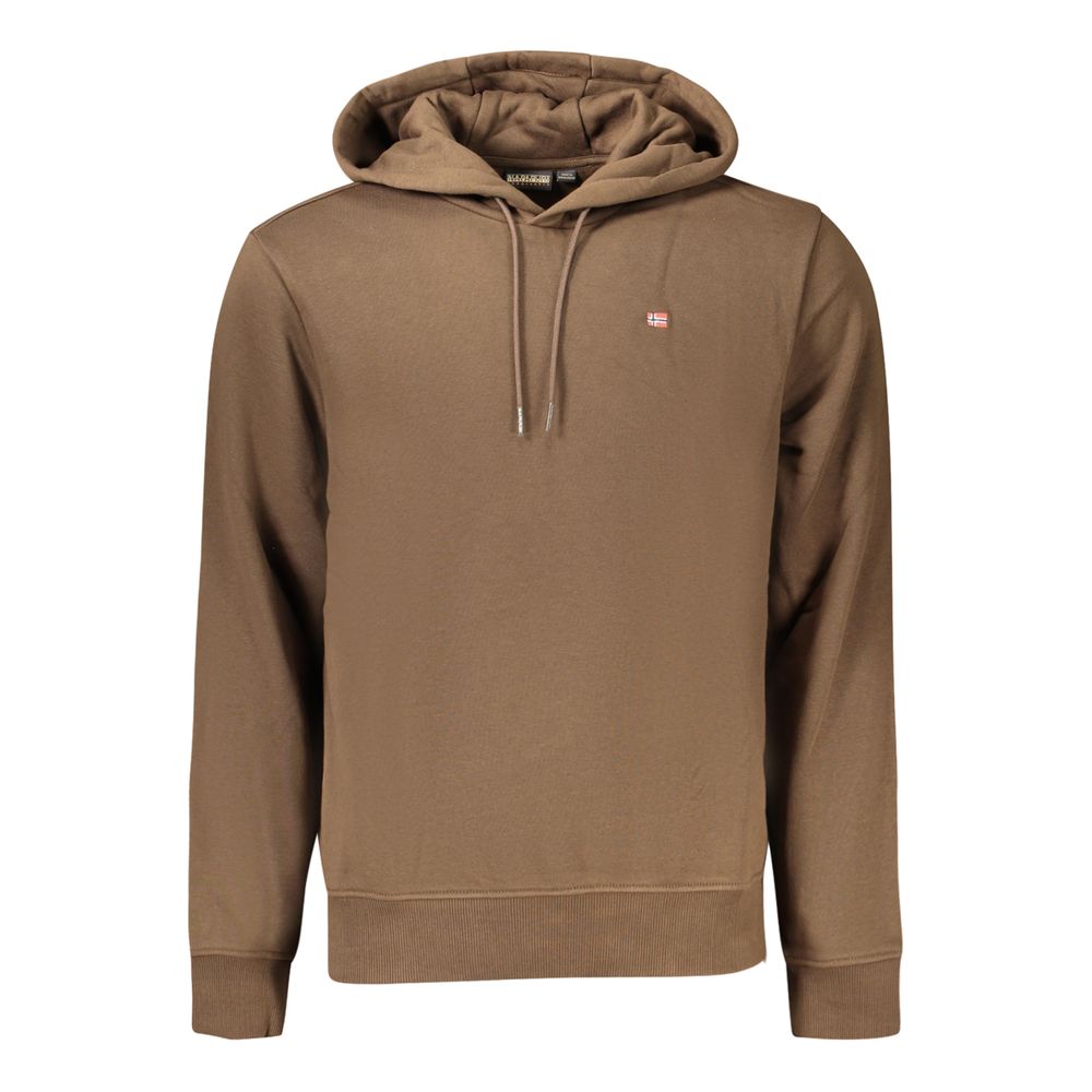 Napapijri Brown Cotton Men's Sweatshirt
