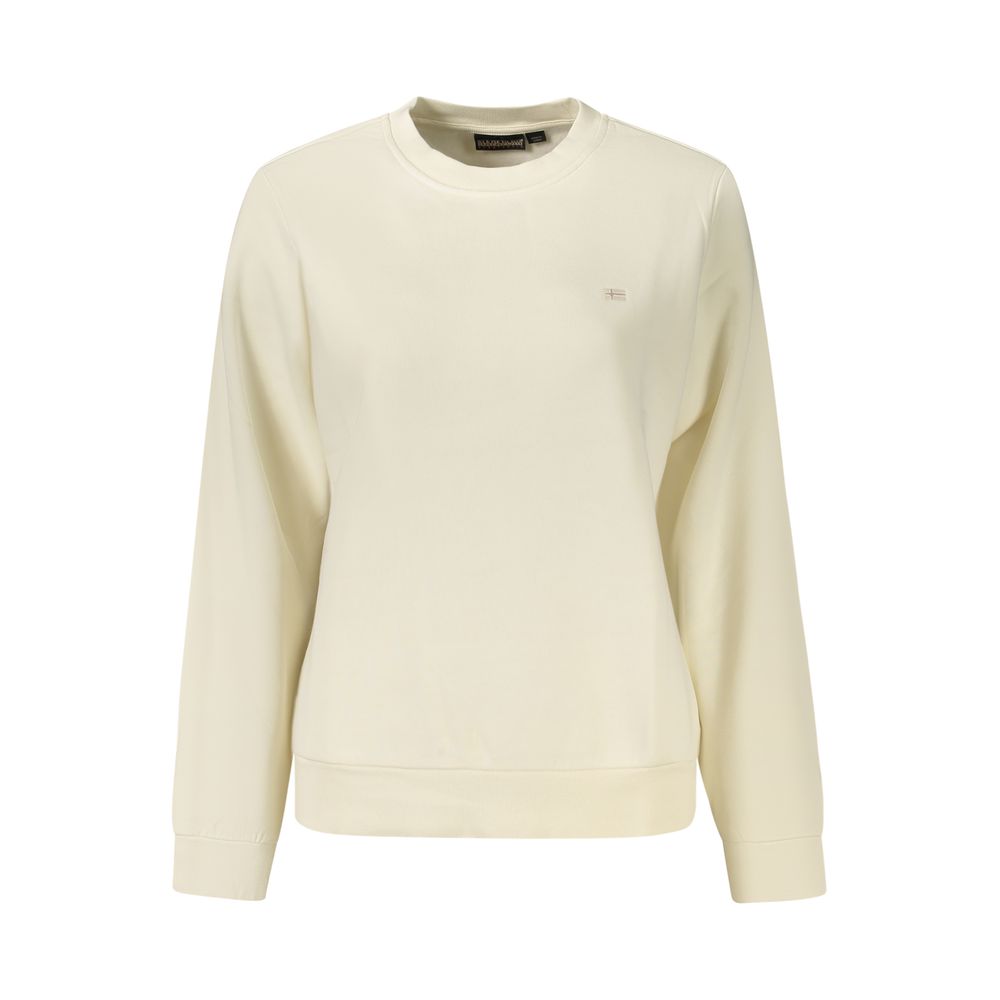 Napapijri White Cotton Women's Sweatshirt