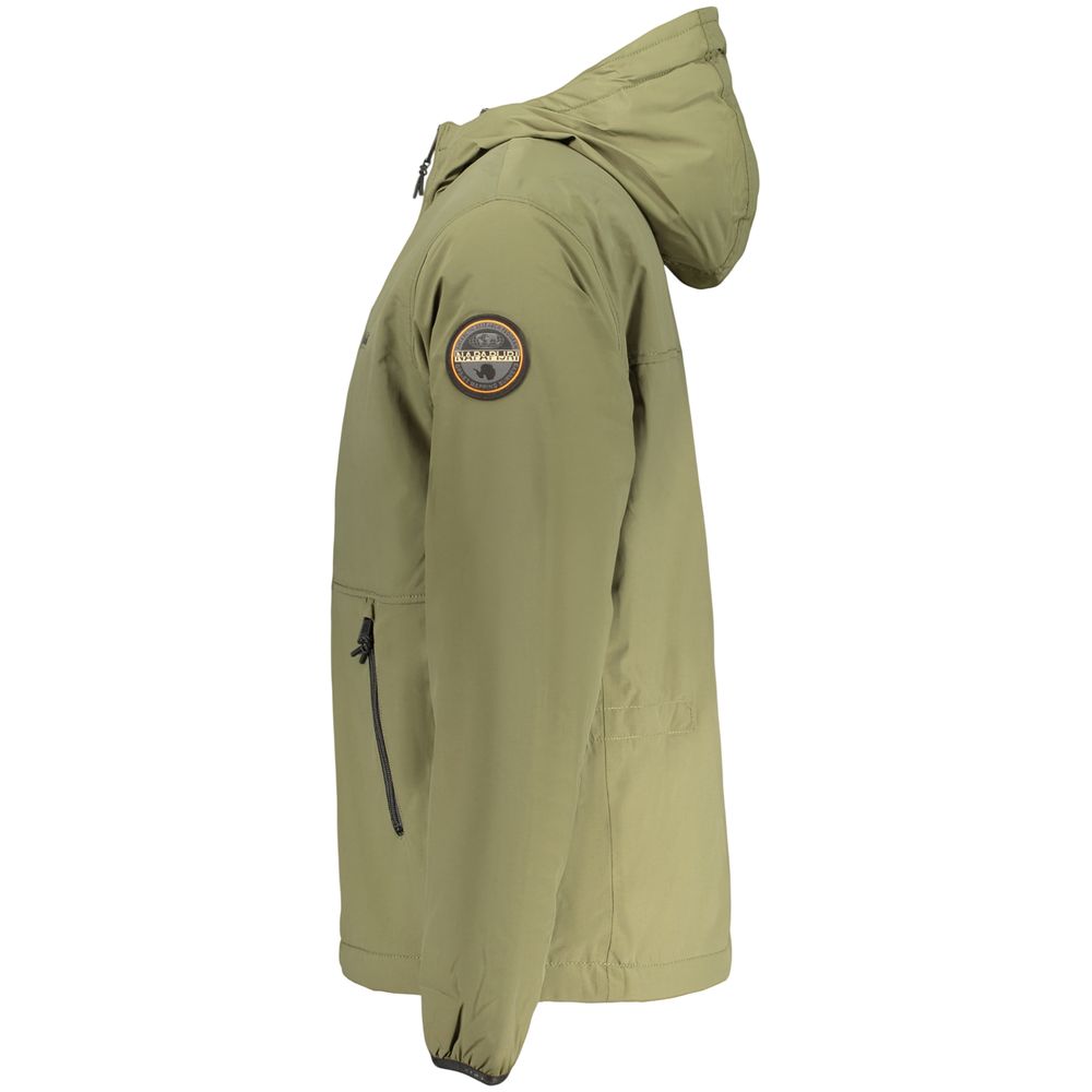 Napapijri Green Polyamide Full-Length Men's Jacket