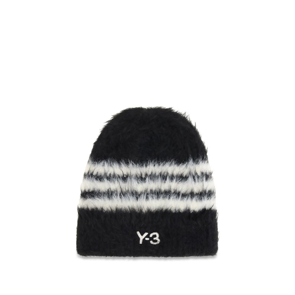 Y-3 Black Recycled Polyamide Men's Beanie