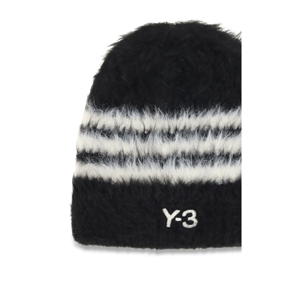 Y-3 Black Recycled Polyamide Men's Beanie