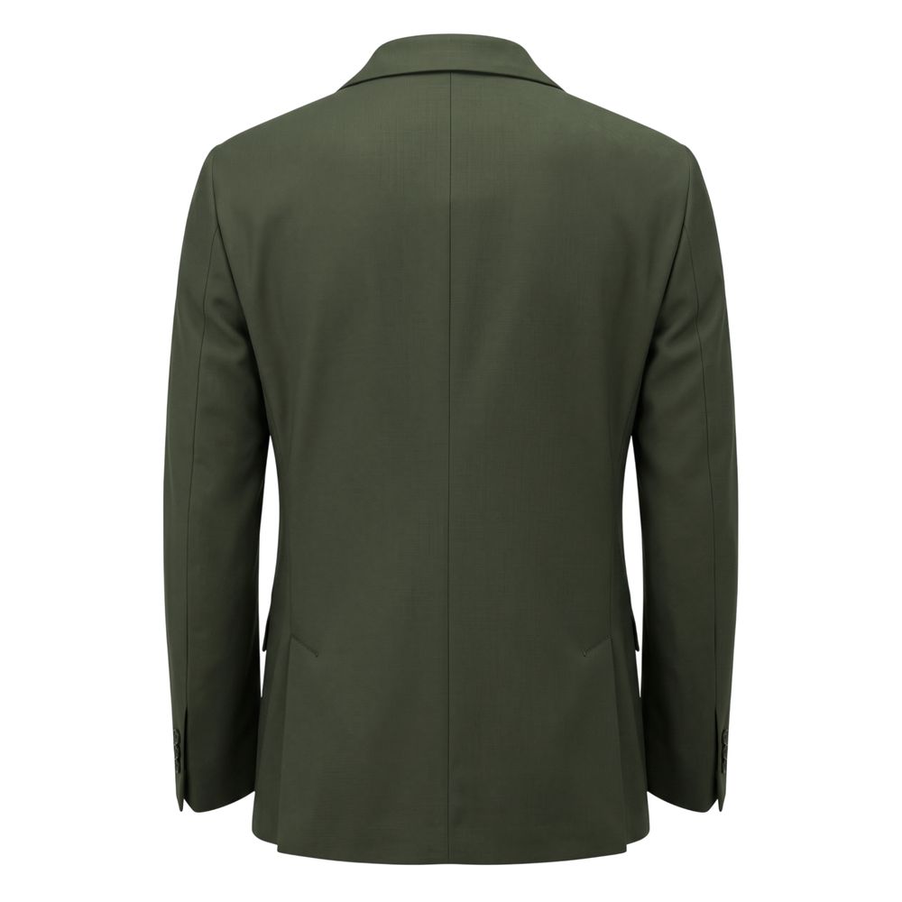Roberto Pepe Luxury Green Viscose Men's Men's Jacket