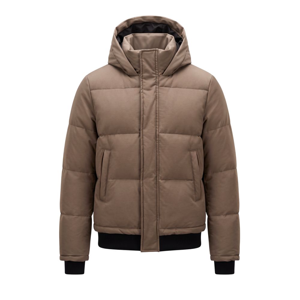 Roberto Pepe Luxury Grey Viscose Men's Men's Jacket