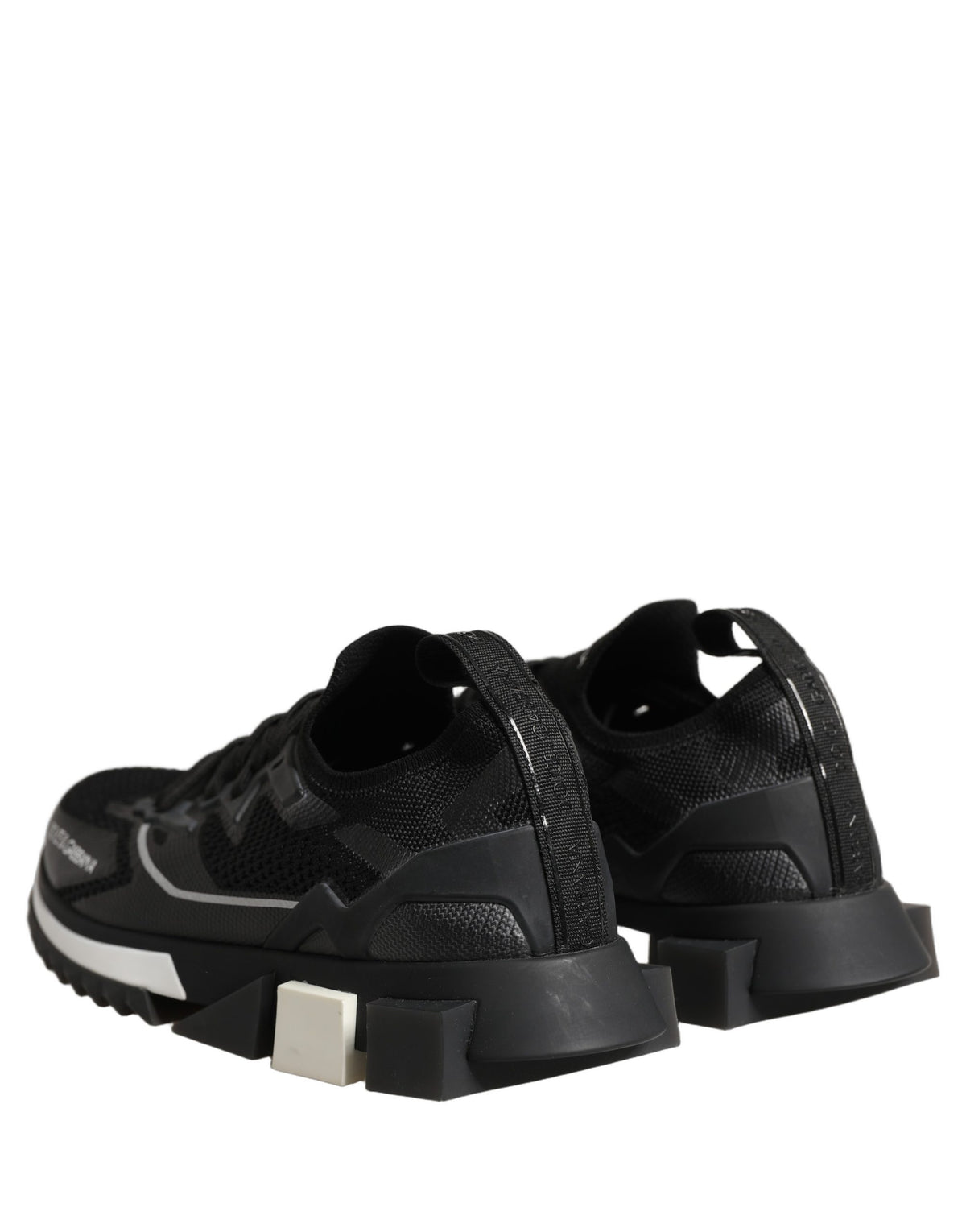 Dolce & Gabbana Black White Sorrento Low Top Sneakers Men's Shoes (Pre-Owned)