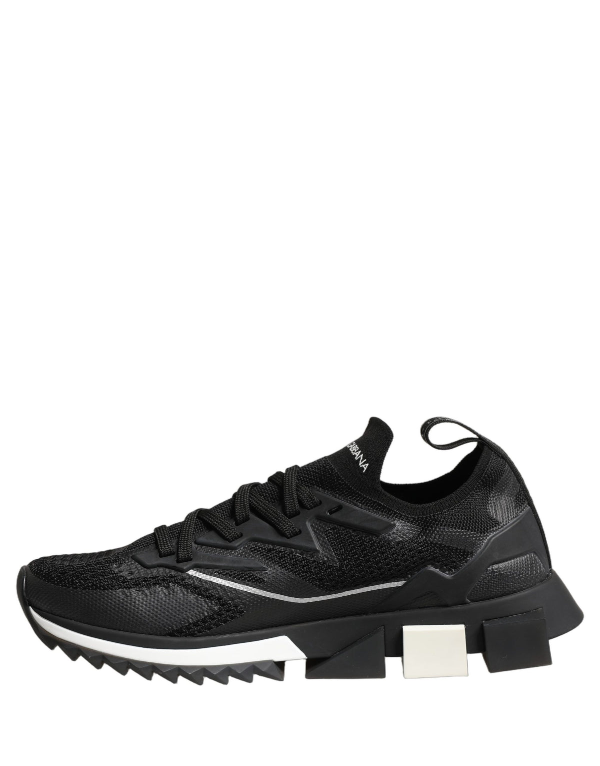 Dolce & Gabbana Black White Sorrento Low Top Sneakers Men's Shoes (Pre-Owned)