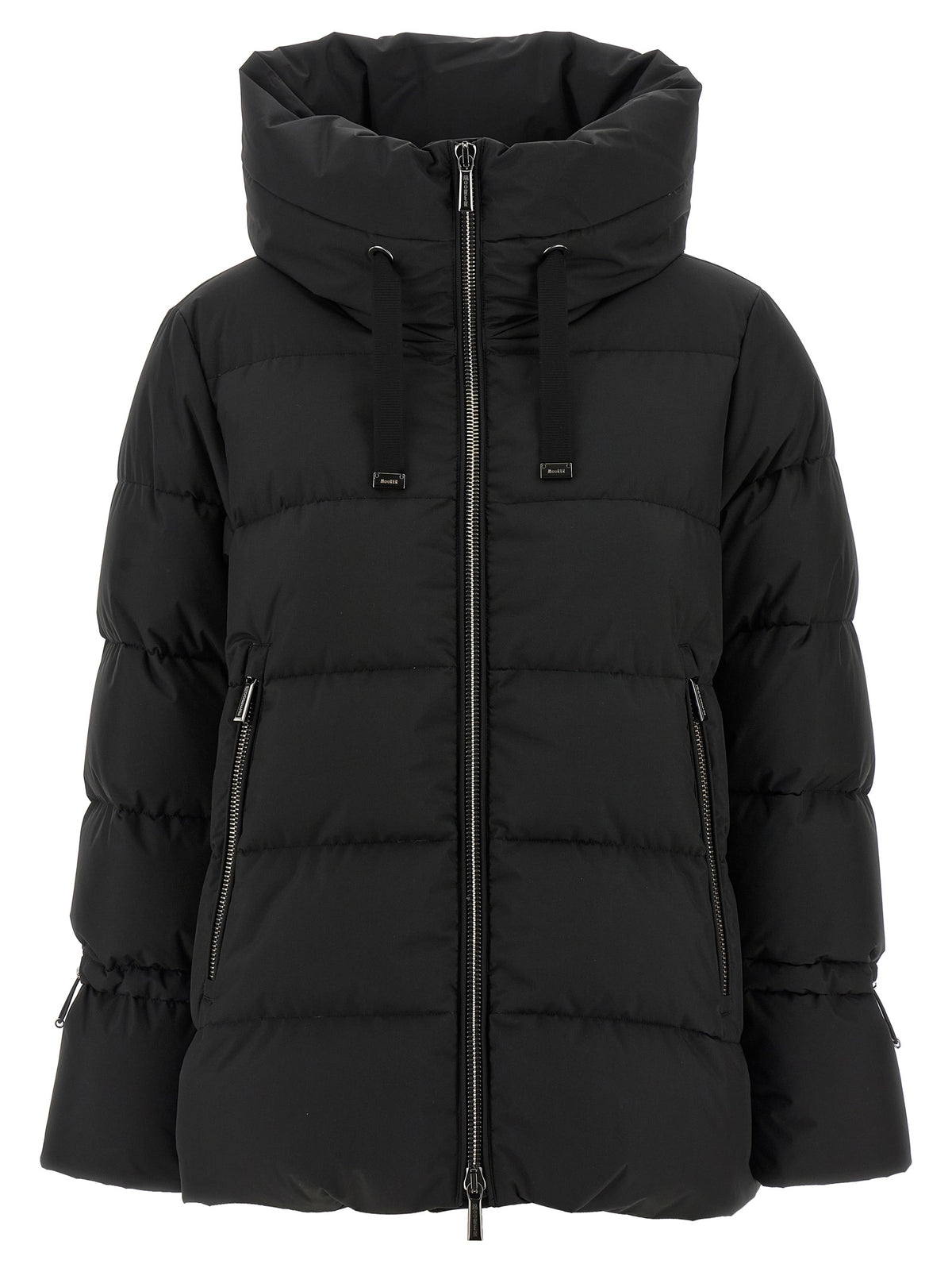 MooRER Black Polyester Women's Jacket