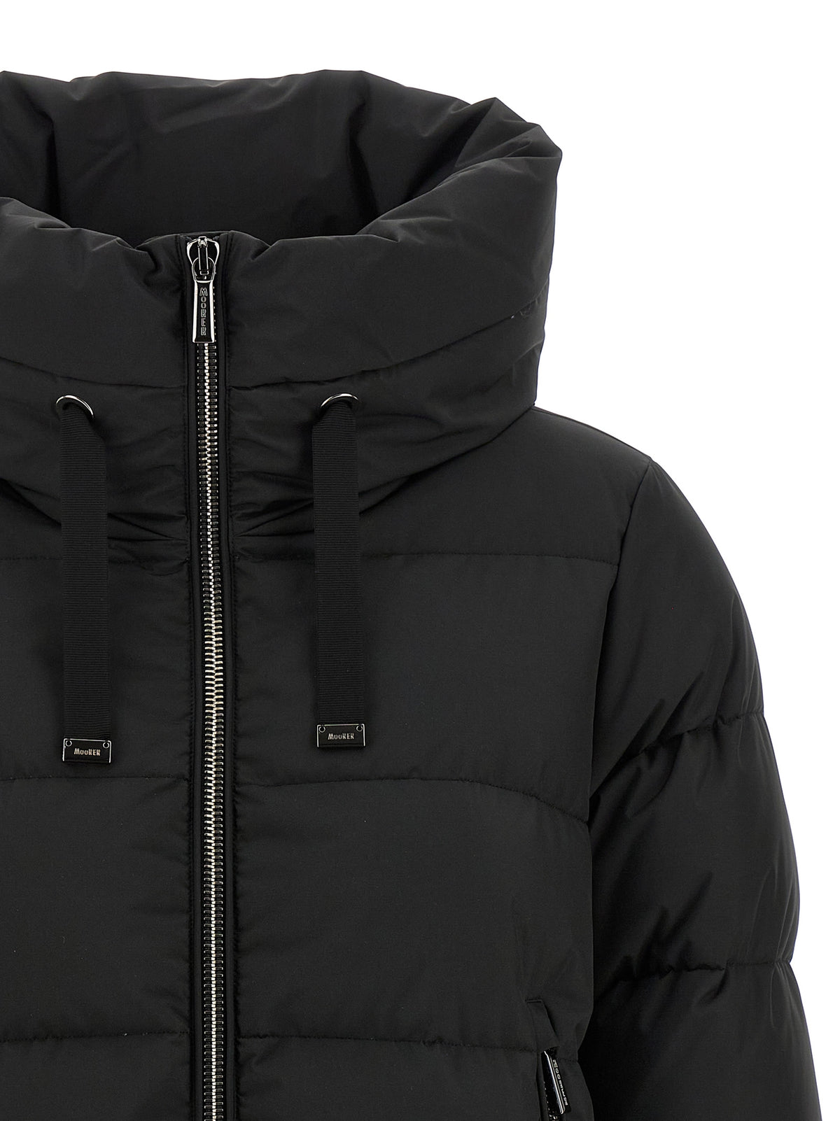 MooRER Black Polyester Women's Jacket