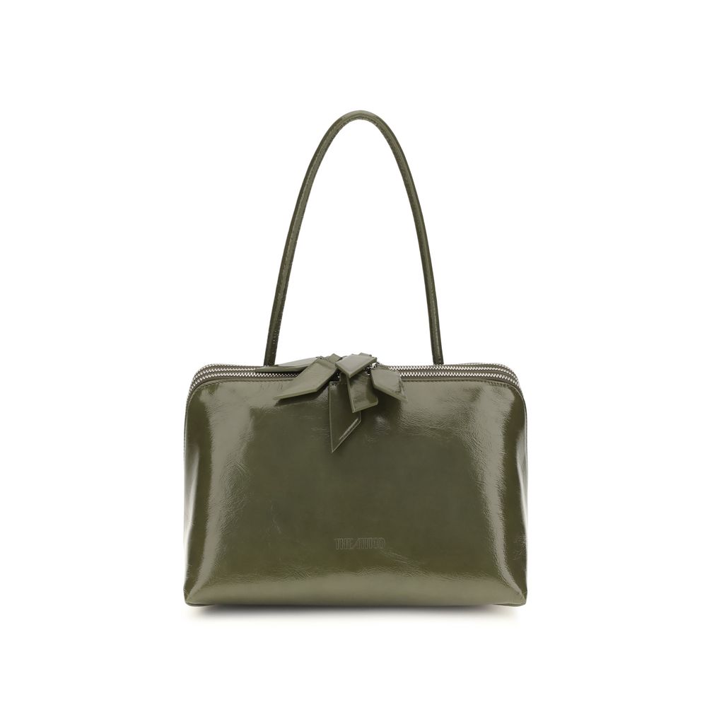 The Attico Bicolor Calf Leather Bos Taurus Shoulder Women's Bag