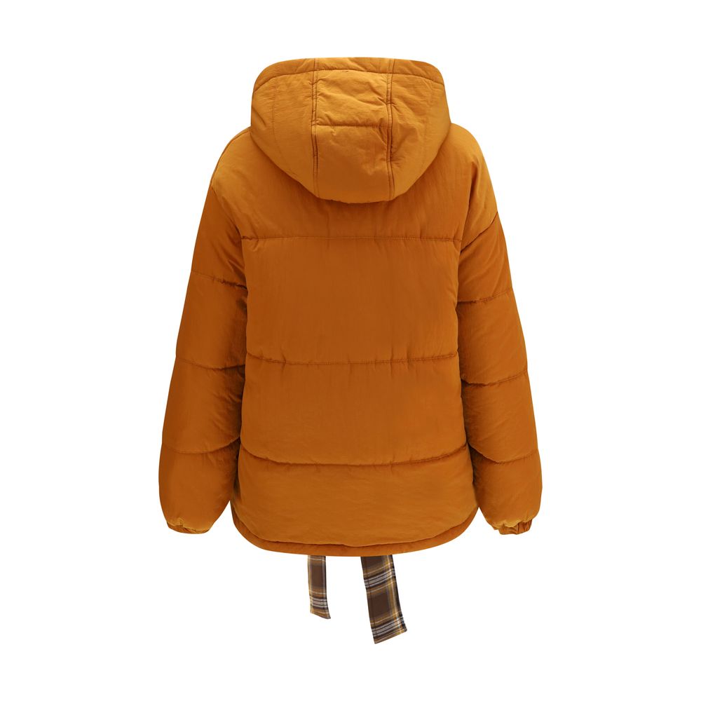 MARBELL Orange Polyamide Full-Length Women's Jacket