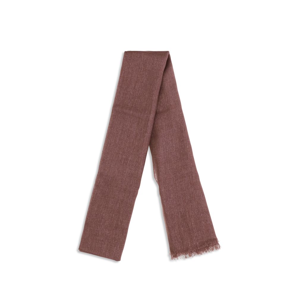 Brunello Cucinelli Bordeaux Cashmere Women's Foulard