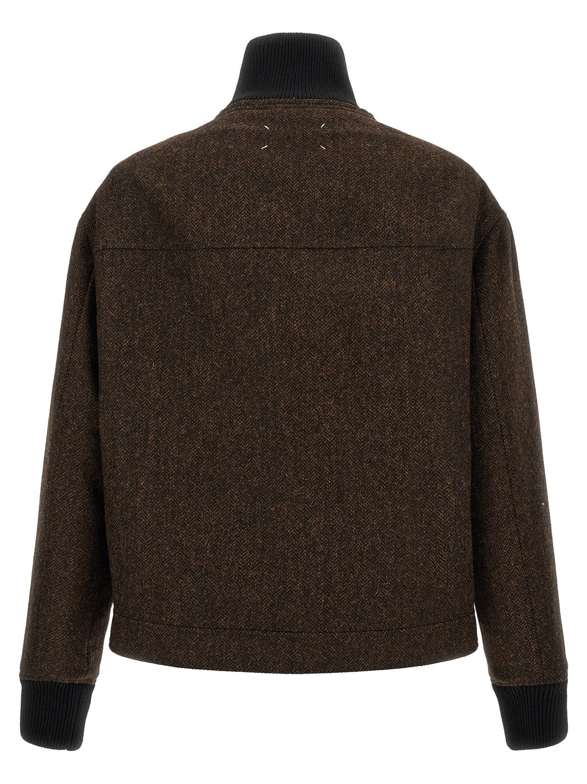 Maison Margiela Brown Wool Men's Bomber