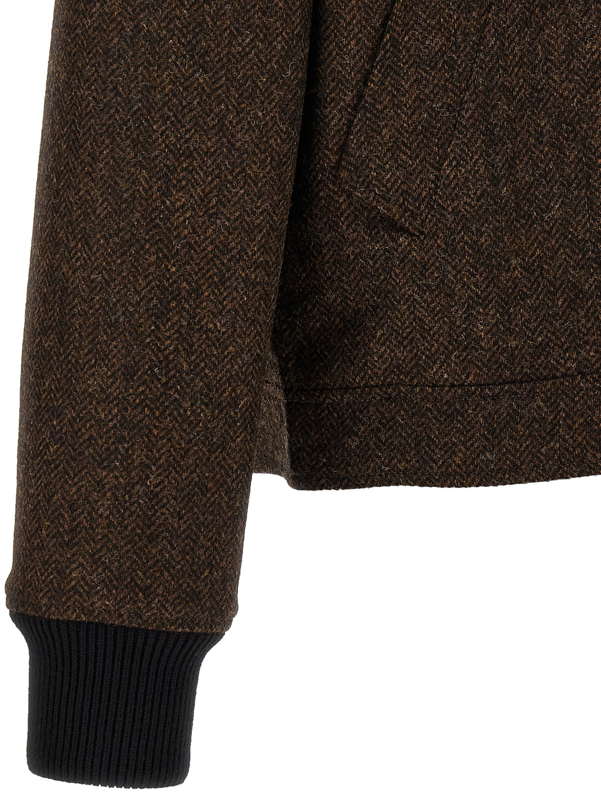 Maison Margiela Brown Wool Men's Bomber