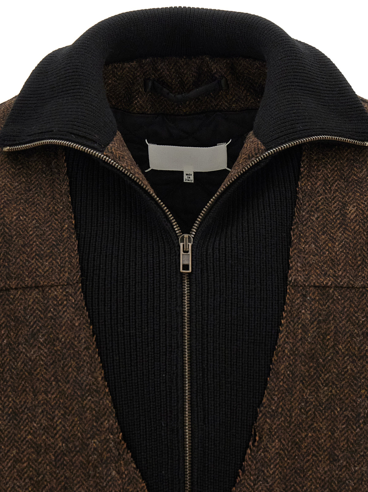 Maison Margiela Brown Wool Men's Bomber