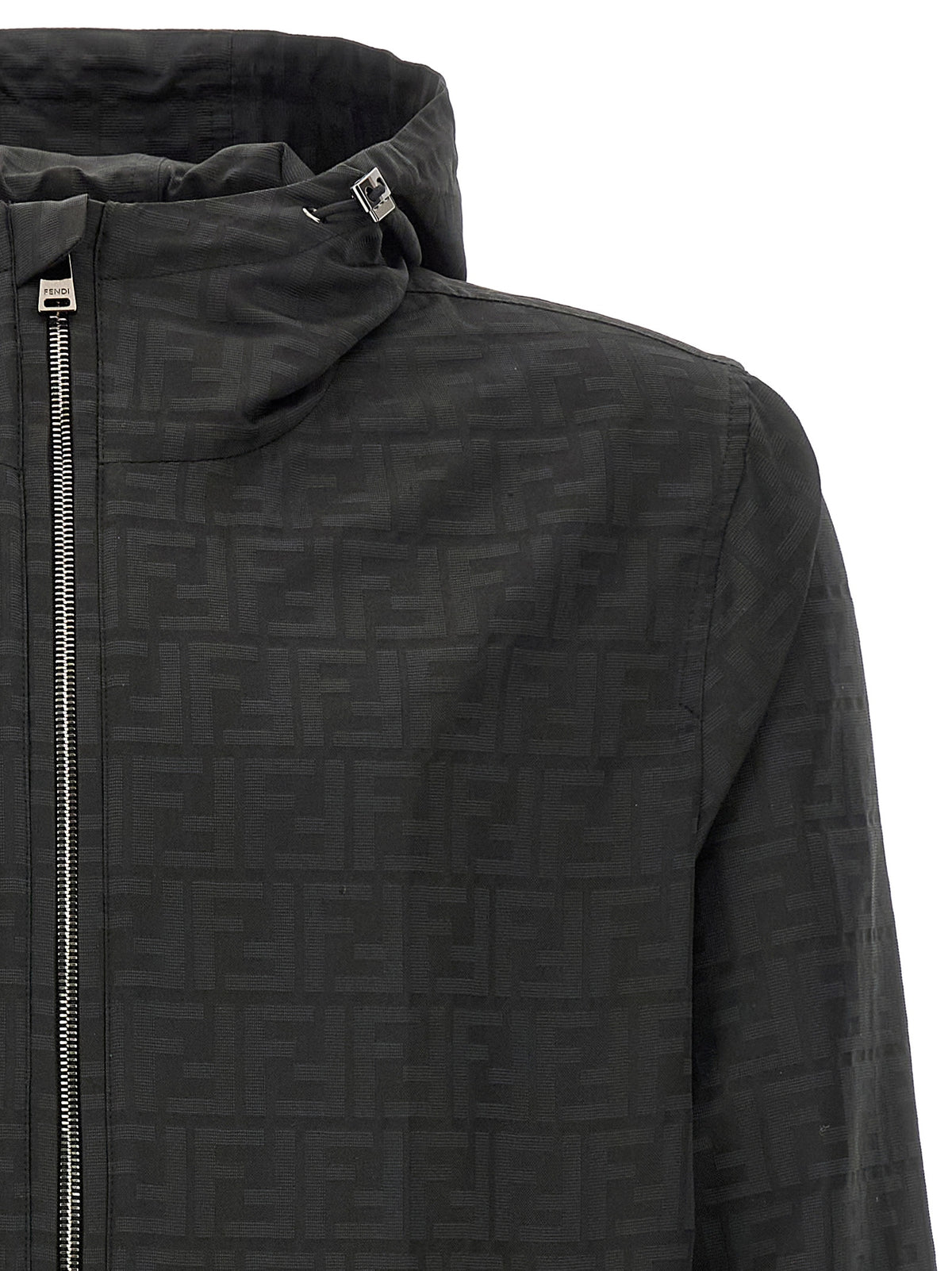 Fendi Black Polyester Shell Men's Jacket