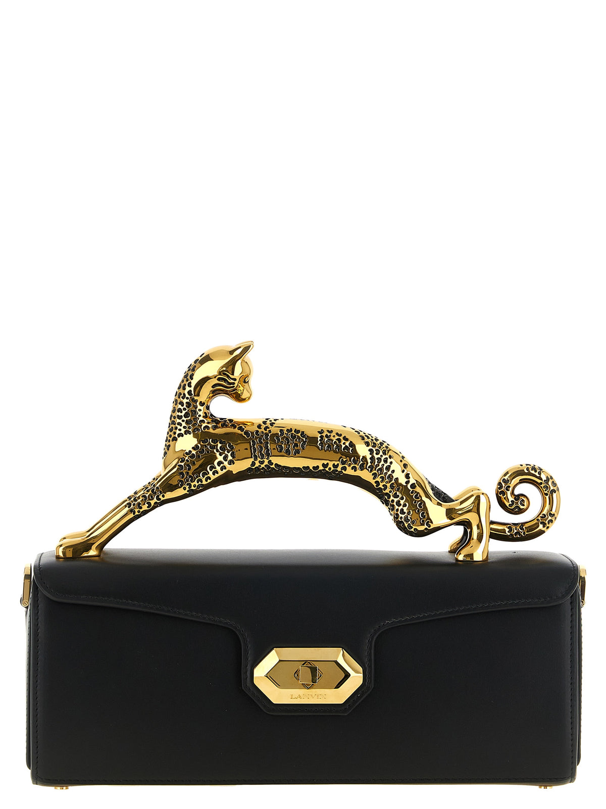 Lanvin Black Calfskin Women's Handbag