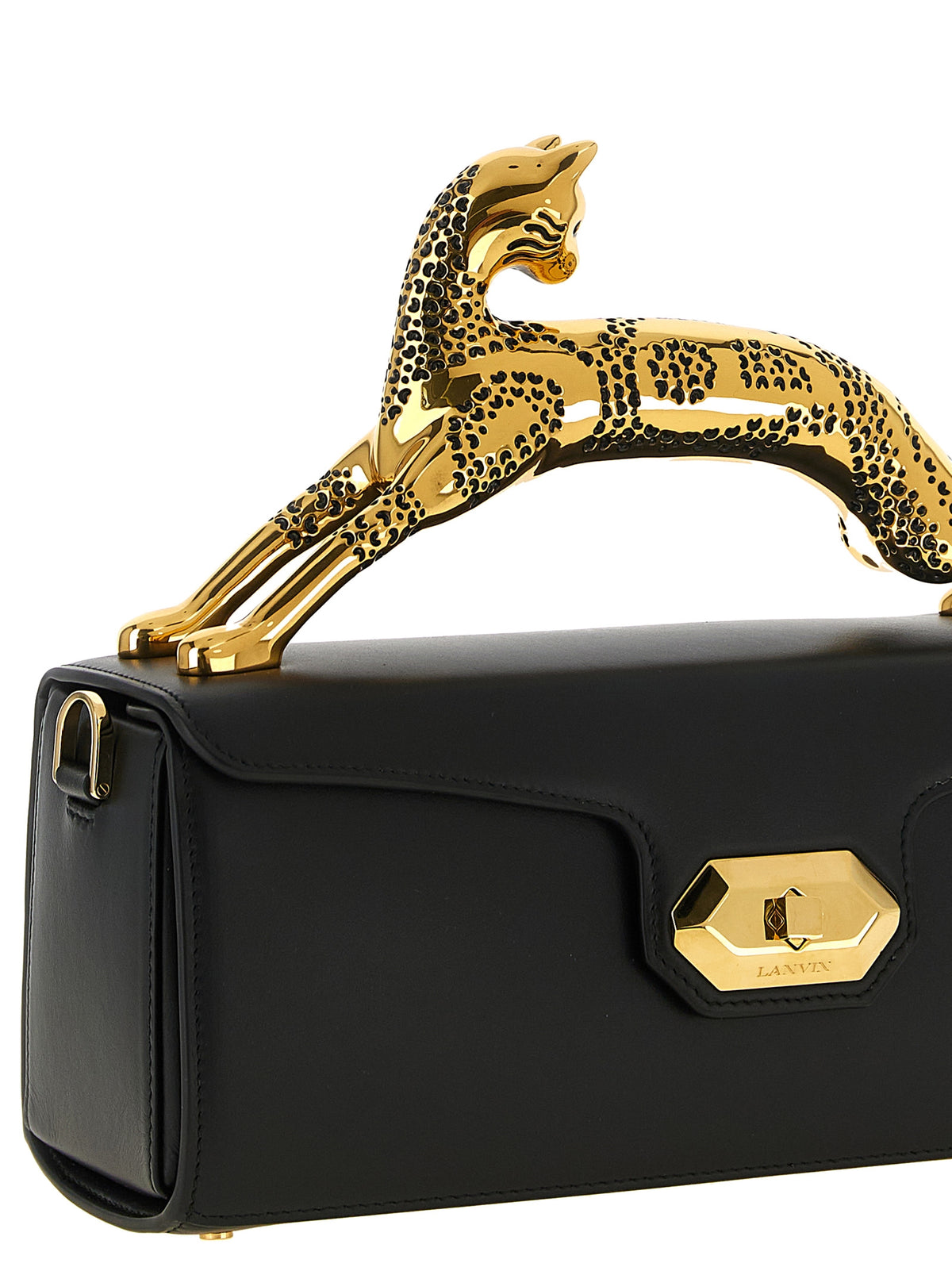Lanvin Black Calfskin Women's Handbag
