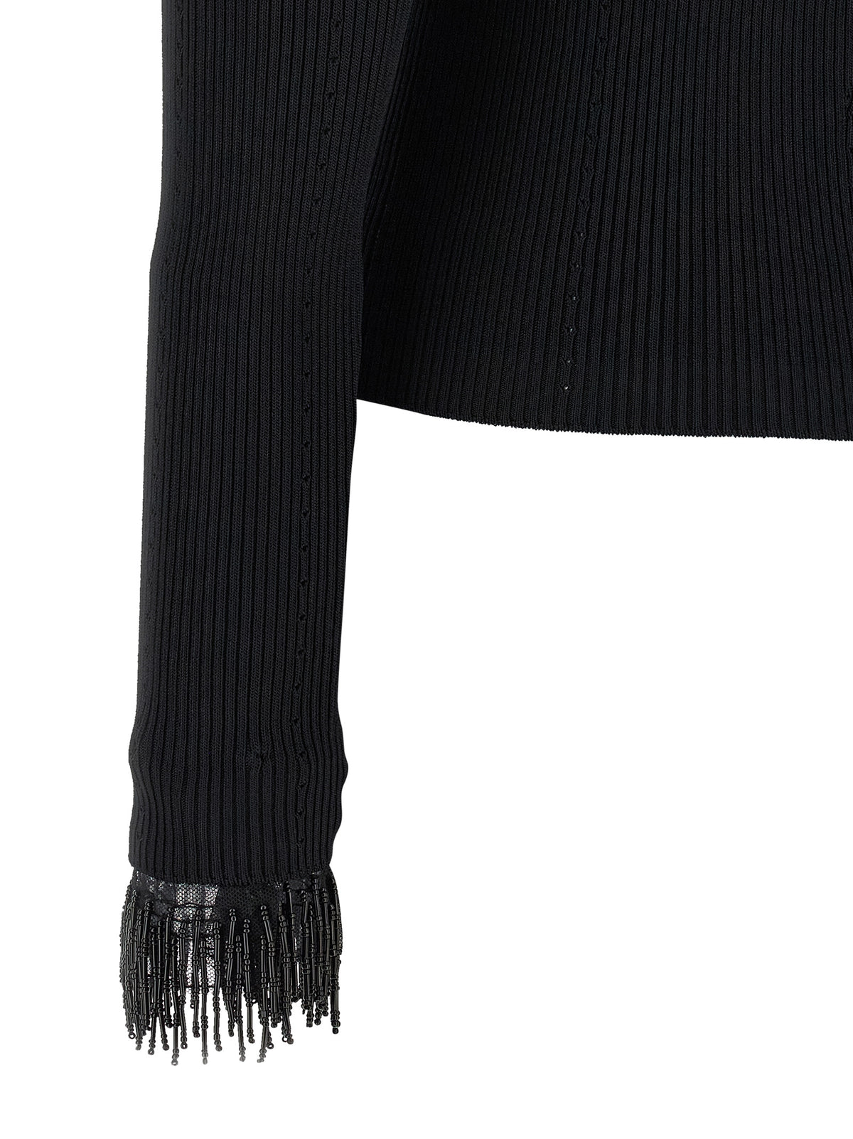 Twinset Black Viscose Women's Cardigan