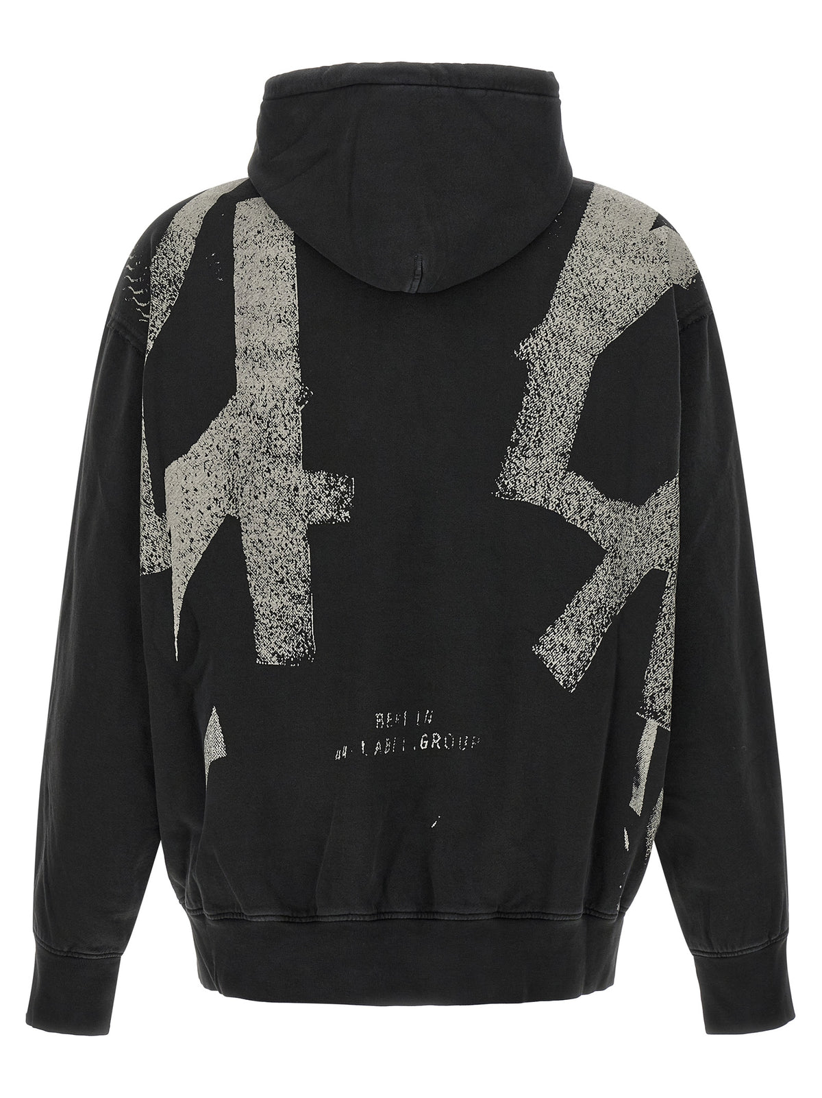 44 Label Group Black Cotton Men's Sweatshirt