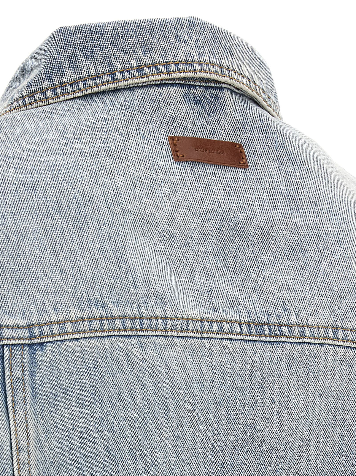 Entire Studios Blue Cotton Denim Men's Jacket