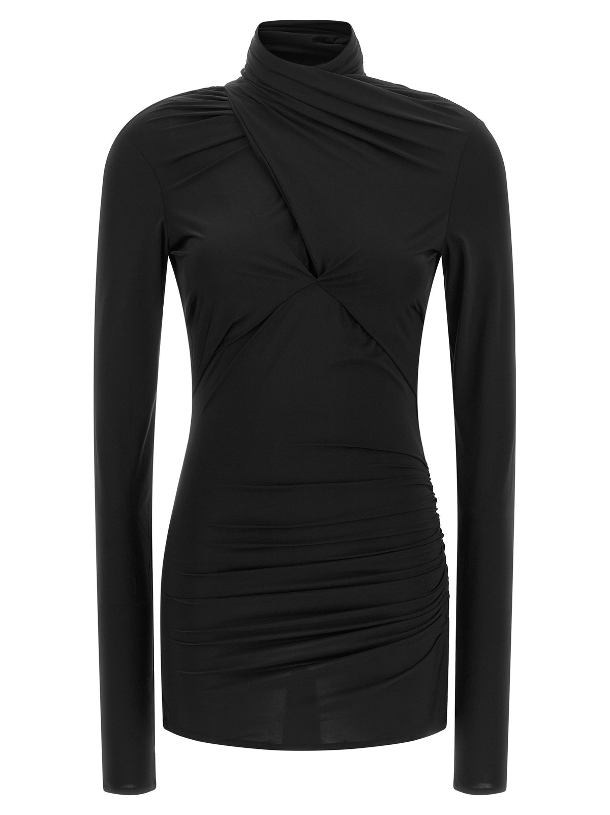 Entire Studios Black Nylon Tank Women's Tops