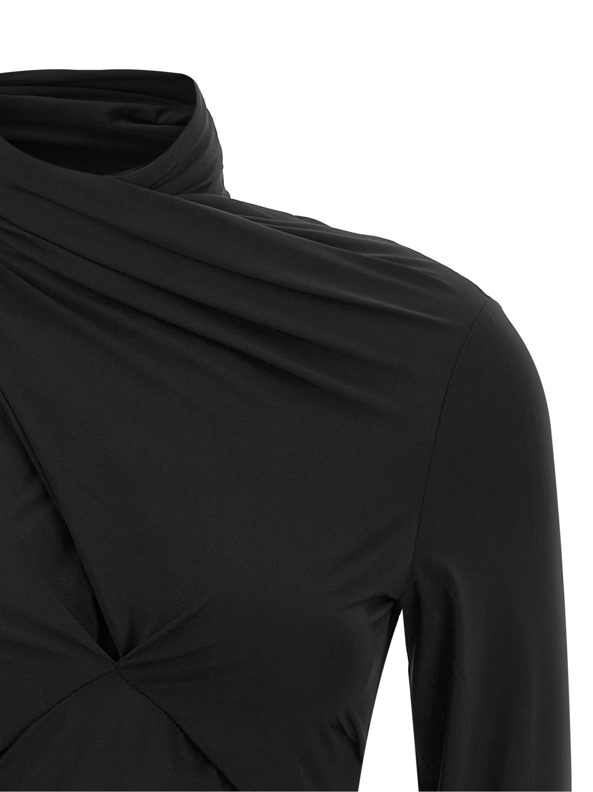 Entire Studios Black Nylon Tank Women's Tops