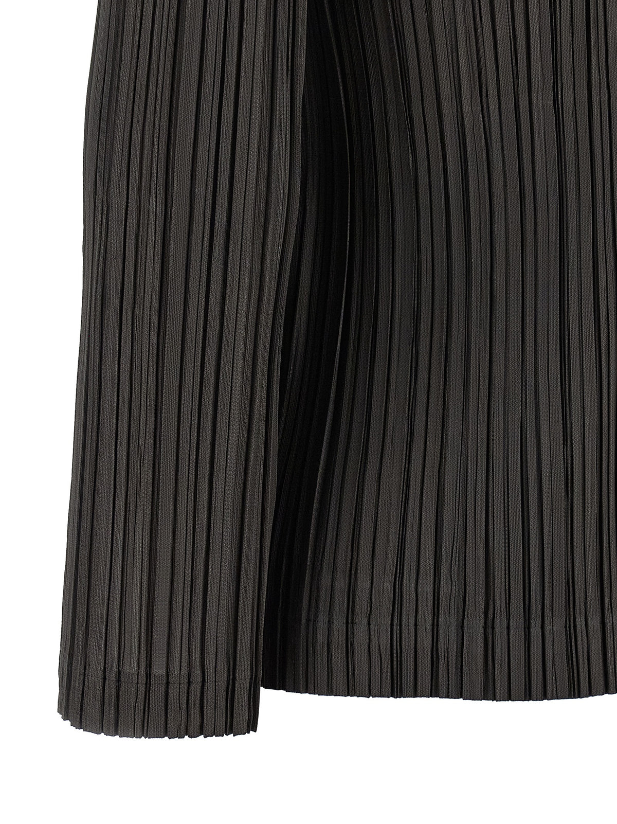 PLEATS PLEASE ISSEY MIYAKE Gray Polyester Women's Blazer