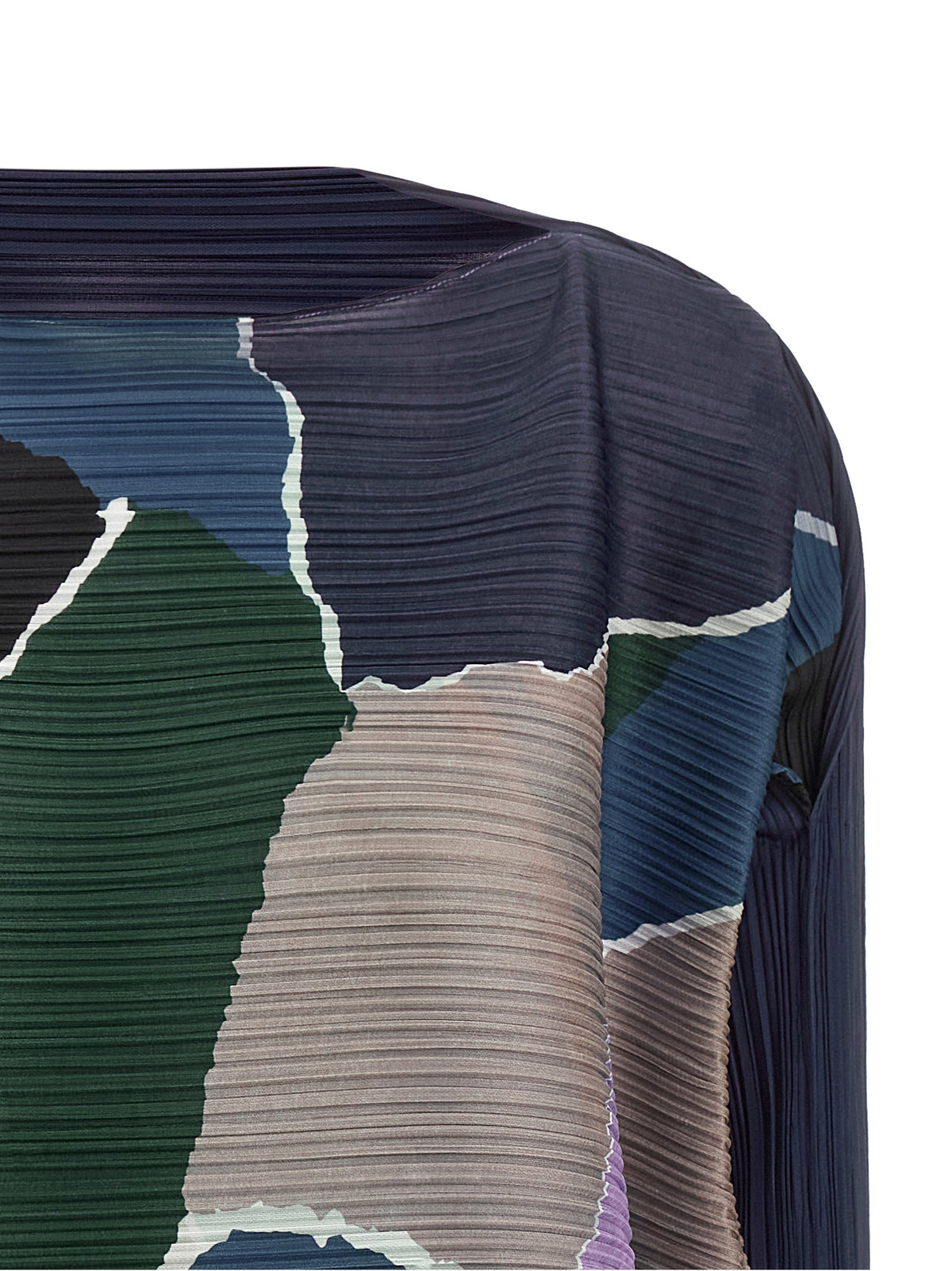 PLEATS PLEASE ISSEY MIYAKE Multicolor Polyester Midi Women's Dress