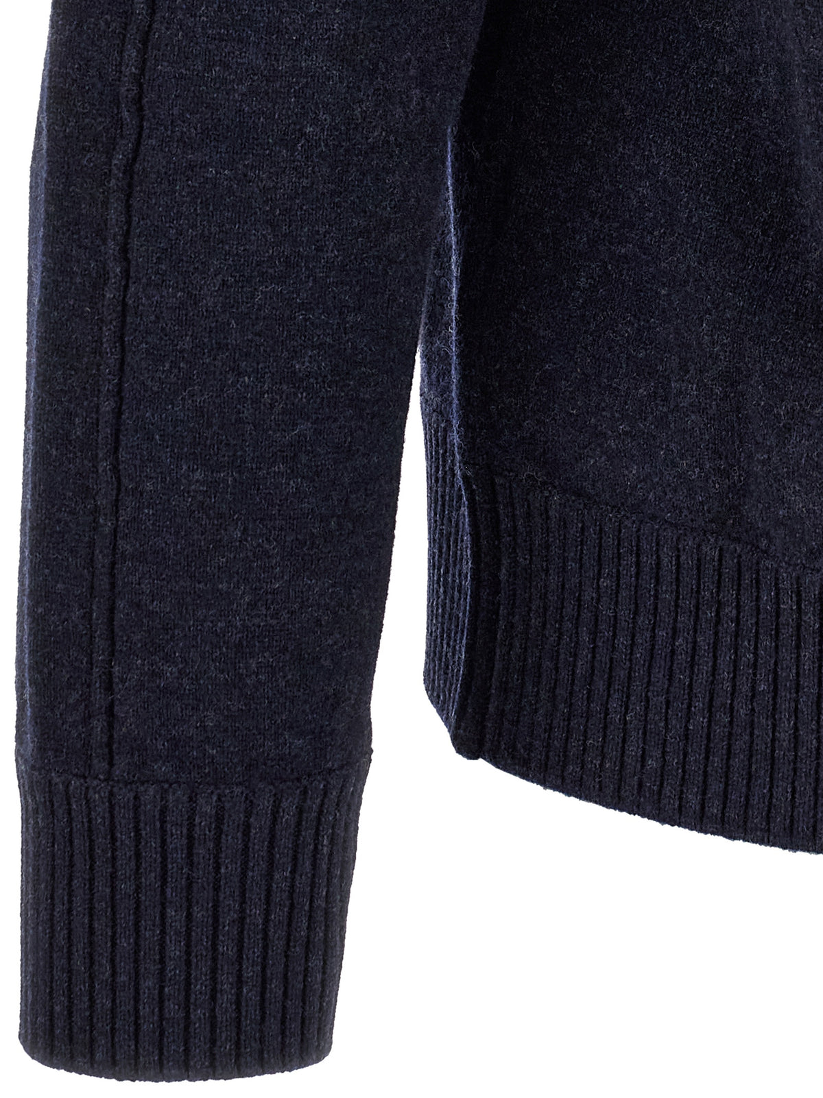 ZEGNA Blue Wool Polo Men's Shirt