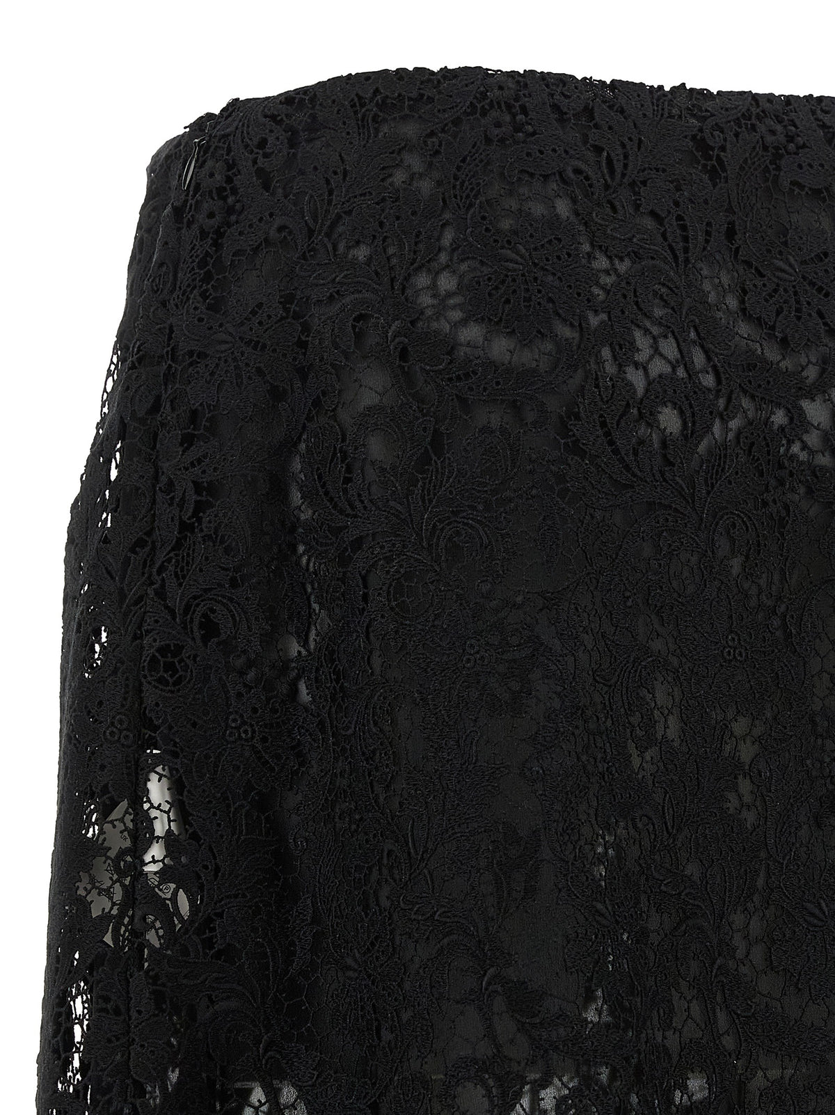 Fendi Black Cotton Midi Women's Skirt
