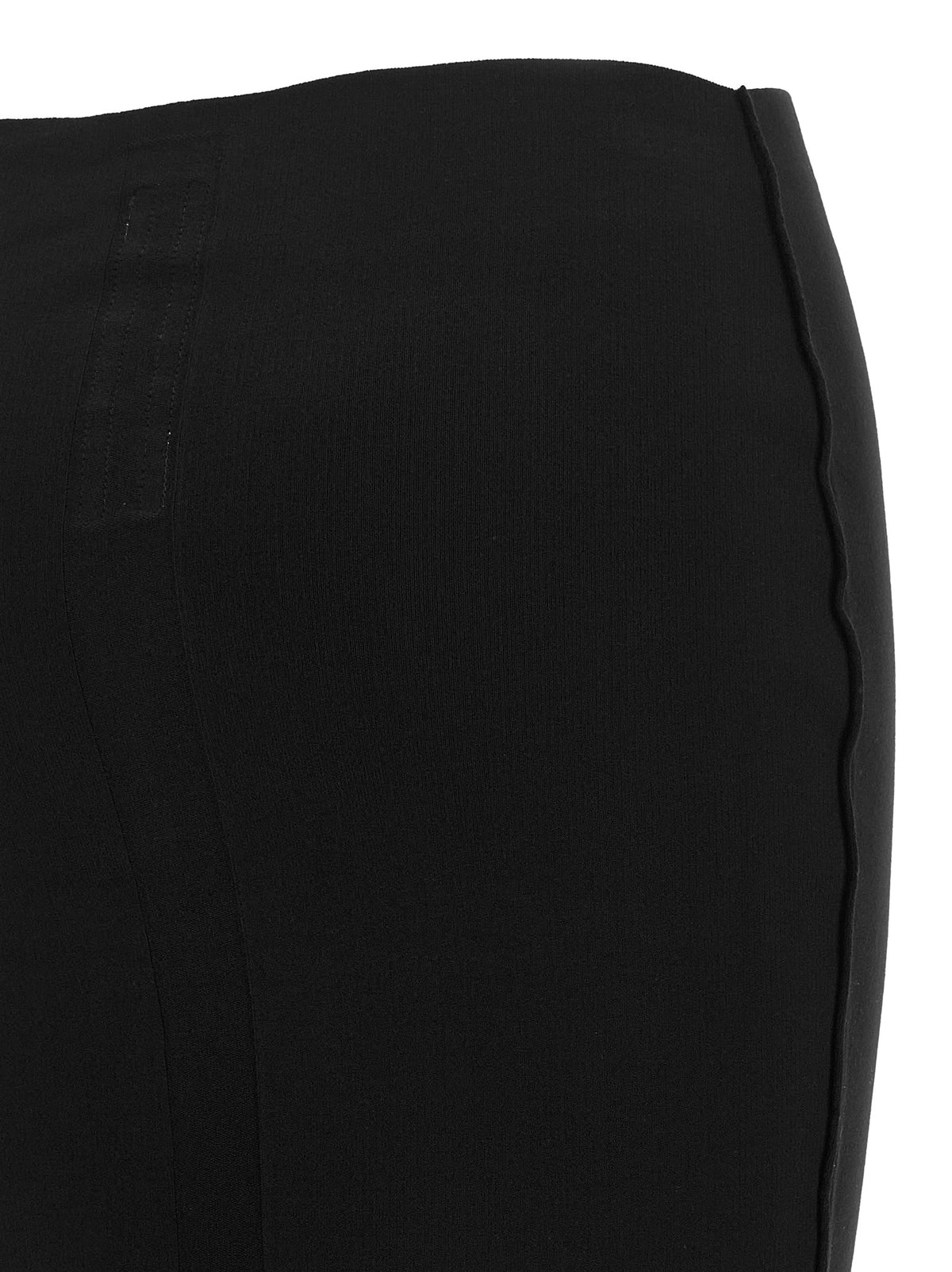 Rick Owens Black Viscose Mini Women's Skirt